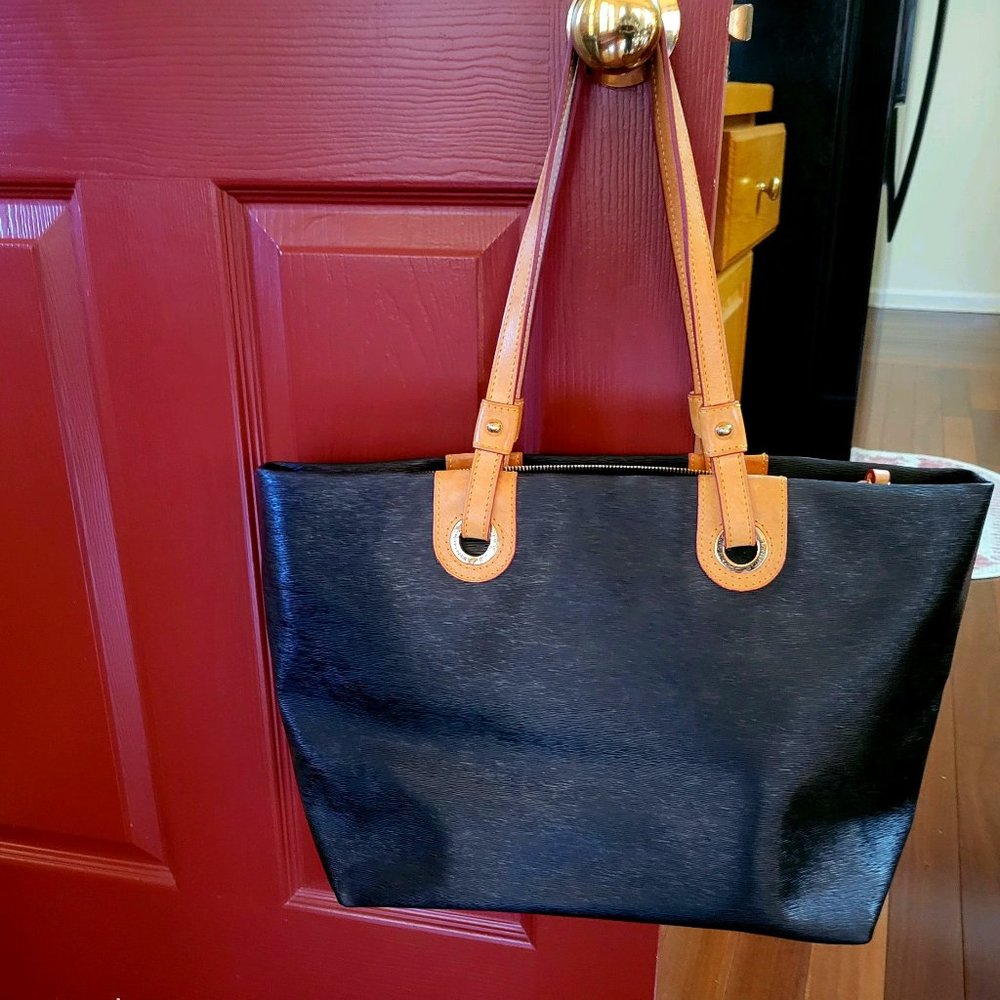 Dooney and Bourke Leather Grommet Shopper / Tote